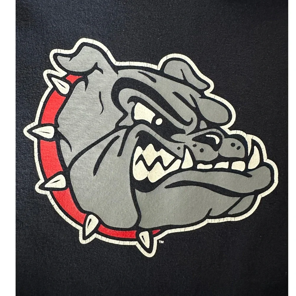 Champion‎ Gonzaga Bulldogs Hoodie Mens M Navy Spellout NCAA College Sportswear
